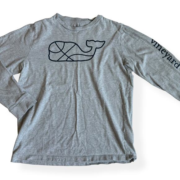 Vineyard Vines Other - Vineyard Vines Basketball Whale Long Sleeve Graphic Tee Medium 12-14